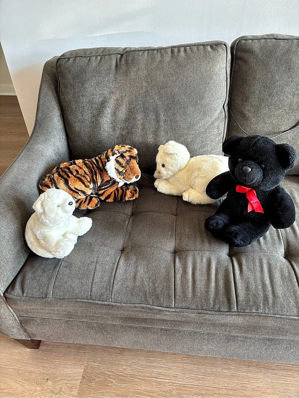 Stuffed Animal Set Tiger Bear Cat